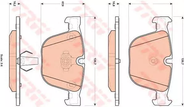КОЛОДКИ ТОРМОЗНЫЕ ДИСКОВЫЕ
