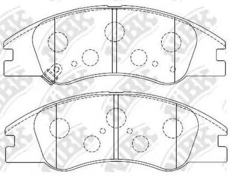 КОЛОДКИ ТОРМОЗНЫЕ ДИСКОВЫЕ