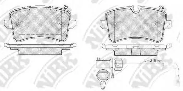 КОЛОДКИ ТОРМОЗНЫЕ ДИСКОВЫЕ