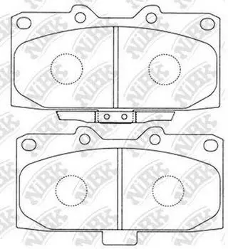 КОЛОДКИ ТОРМОЗНЫЕ ДИСКОВЫЕ