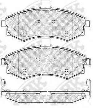 КОЛОДКИ ТОРМОЗНЫЕ ДИСКОВЫЕ