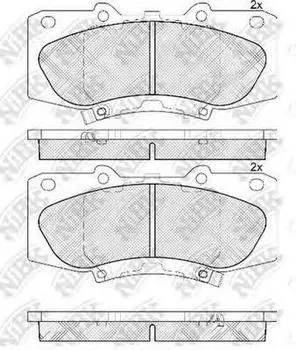 КОЛОДКИ ТОРМОЗНЫЕ ДИСКОВЫЕ