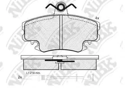 КОЛОДКИ ТОРМОЗНЫЕ ДИСКОВЫЕ