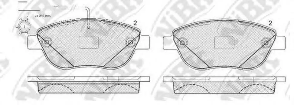 КОЛОДКИ ТОРМОЗНЫЕ ДИСКОВЫЕ