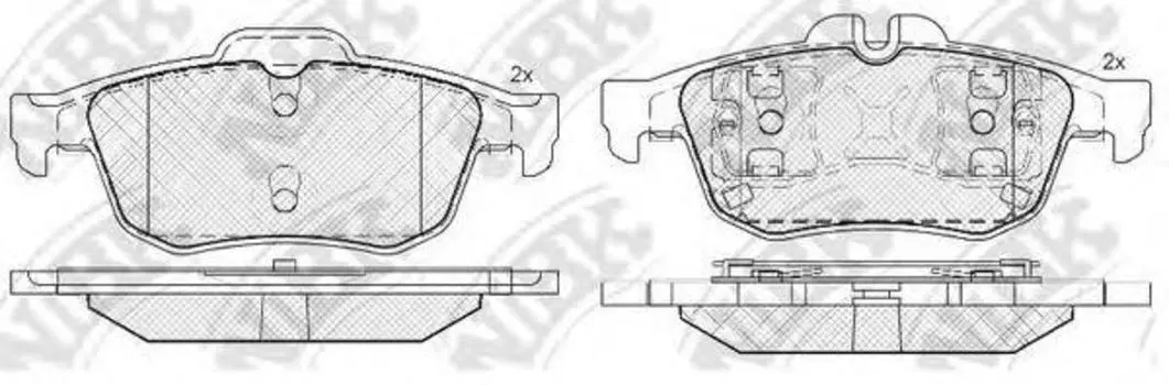КОЛОДКИ ТОРМОЗНЫЕ ДИСКОВЫЕ