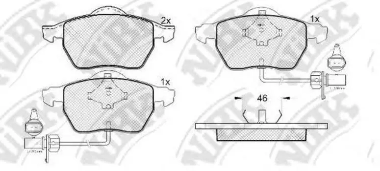 КОЛОДКИ ТОРМОЗНЫЕ ДИСКОВЫЕ