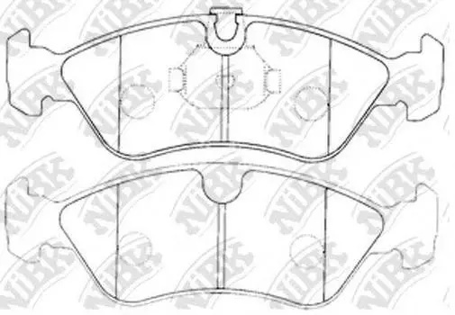 КОЛОДКИ ТОРМОЗНЫЕ ДИСКОВЫЕ