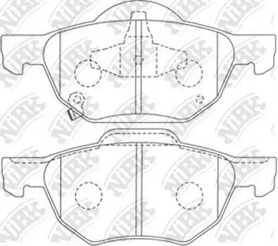 КОЛОДКИ ТОРМОЗНЫЕ ДИСКОВЫЕ