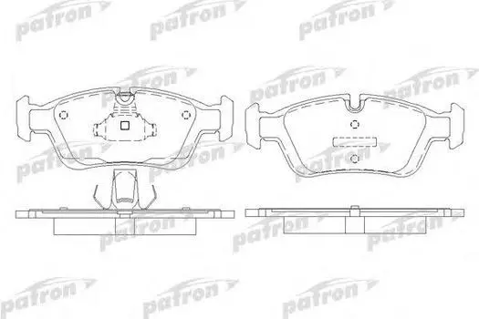 КОЛОДКИ ТОРМОЗНЫЕ ДИСКОВЫЕ ПЕРЕДН BMW: 3 93-98, 3 98-05, 3 COMPACT 94-00, 3 COMP
