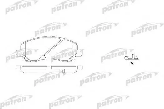 КОЛОДКИ ТОРМОЗНЫЕ ДИСКОВЫЕ ПЕРЕДН DODGE: CALIBER 06-, JEEP: COMPASS 06-, MITSUBI