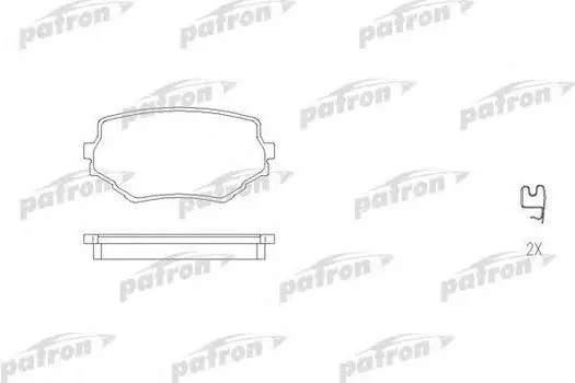 КОЛОДКИ ТОРМОЗНЫЕ ДИСКОВЫЕ ПЕРЕДН SUZUKI GRAND VITARA 98-, VITARA 94-98, VITARA CABRIO 95-99