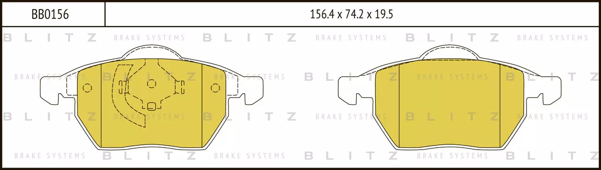 КОЛОДКИ ТОРМОЗНЫЕ ДИСКОВЫЕ ПЕРЕДНИЕ AUDI A4 95- VW GOLF, PASSAT 91-