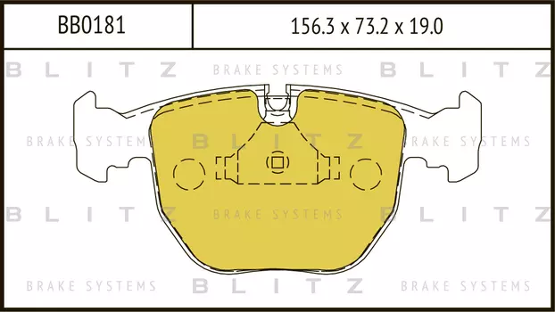 КОЛОДКИ ТОРМОЗНЫЕ ДИСКОВЫЕ ПЕРЕДНИЕ BMW 7 (E38), 5 (E39), X5 (E53) 96-
