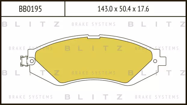 КОЛОДКИ ТОРМОЗНЫЕ ДИСКОВЫЕ ПЕРЕДНИЕ CHEVROLET REZZO,LACETTI 05- DAEWOO NUBIRA 1,6-2,0 97-
