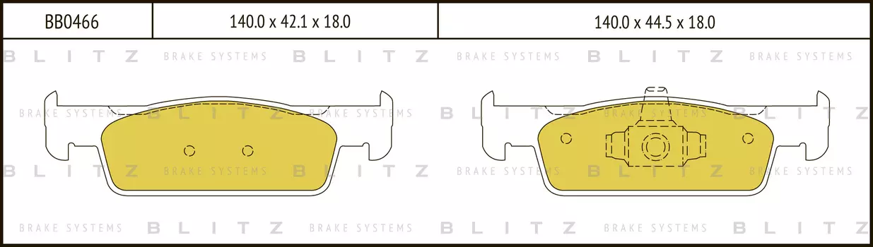 КОЛОДКИ ТОРМОЗНЫЕ ДИСКОВЫЕ ПЕРЕДНИЕ RENAULT LOGAN II, SANDERO II 12-