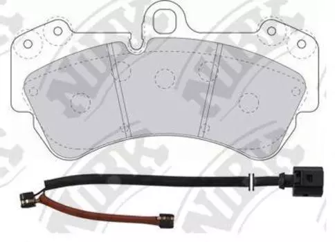 КОЛОДКИ ТОРМОЗНЫЕ ДИСКОВЫЕ С ДАТЧИКОМ