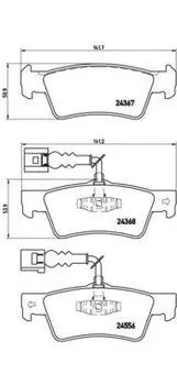 КОЛОДКИ ТОРМОЗНЫЕ ДИСКОВЫЕ VW TOUAREG (7LA 7L6 7L7) 10/02-01/13