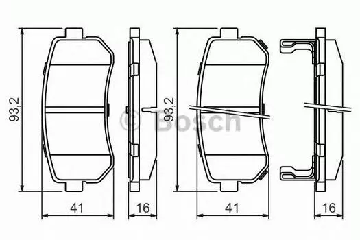 КОЛОДКИ ТОРМОЗНЫЕ ДИСКОВЫЕ ЗАД