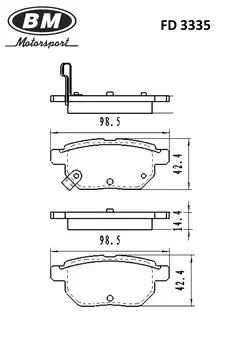 КОЛОДКИ ТОРМОЗНЫЕ ДИСКОВЫЕ ЗАД, COROLLA 150