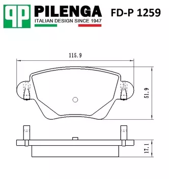 КОЛОДКИ ТОРМОЗНЫЕ ДИСКОВЫЕ ЗАД, MONDEO III C 2000 ПО 2004