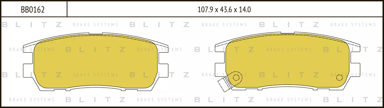 КОЛОДКИ ТОРМОЗНЫЕ ДИСКОВЫЕ ЗАДНИЕ MITSUBISHI PAJERO, SIGMA 91-