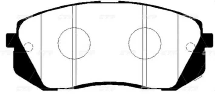 КОЛОДКИ ТОРМОЗНЫЕ GK0547/CKKK41