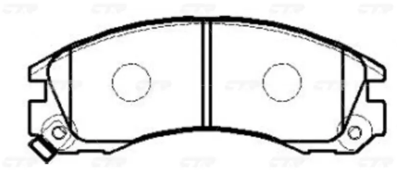 КОЛОДКИ ТОРМОЗНЫЕ GK0582/CKM14
