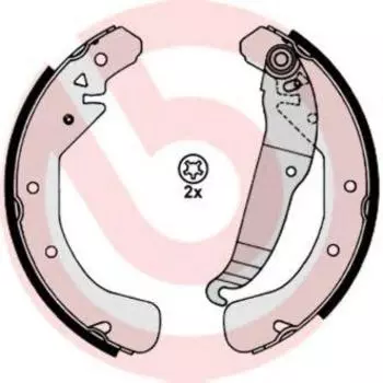 КОЛОДКИ ТОРМОЗНЫЕ К-Т VAUXHALL ZAFIRA (04