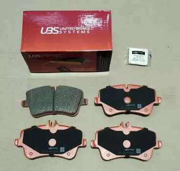 КОЛОДКИ ТОРМОЗНЫЕ MERCEDES-BENZ C180-350(W204) 07-, E200K-250D(W211, 212) 06-, SLK200-250(R172) 11- ПЕРЕДНИЕ, В КОМПЛЕКТЕ СО СМАЗКОЙ (5Г)