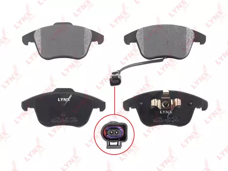 КОЛОДКИ ТОРМОЗНЫЕ ПЕР VW TIGUAN 1.4-2.0 07-