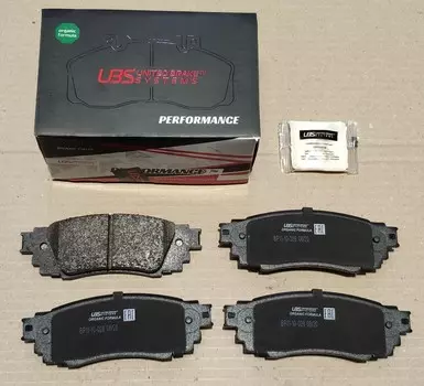 КОЛОДКИ ТОРМОЗНЫЕ ПРЕМИУМ TOYOTA CAMRY 17-, RAV4 18-, C-HR 16-ЗАДНИЕ, В КОМПЛЕКТЕ СО СМАЗКОЙ (5Г)