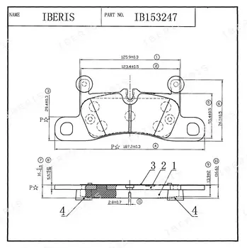 КОЛОДКИ ТОРМОЗНЫЕ ЗАД К-Т VAG TOUAREG II (7P5), CAYENNE II, Q7 (4LB)
