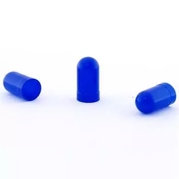 Колпачки цветные голубые маленькие - - упаковка 50 шт.