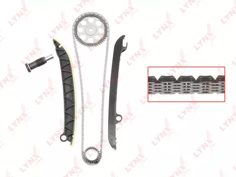 КОМПЛЕКТ ЦЕПИ ГРМ AUDI A3 1.2T 12, SKODA FABIA II 1.2T 12 / OCTAVIA(1Z) 1.2T 12 / RAPID 1.2T 12 / ROOMSTER 1.2T 12 / YETI 1.2T 12, VW CADDY III 1.2T 12 / GOLF VI 1.2T 12 / JETTA IV 1.2T 12 / POLO 1.2T 12 / TOURAN 1.2T 12