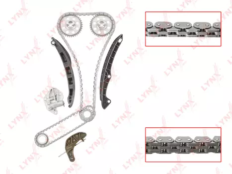 КОМПЛЕКТ ЦЕПИ ГРМ, SKODA FABIA II 1.2 07-, RAPID 1.2 12-, ROOMSTER 1.2 07-, VW POLO 1.2 09-