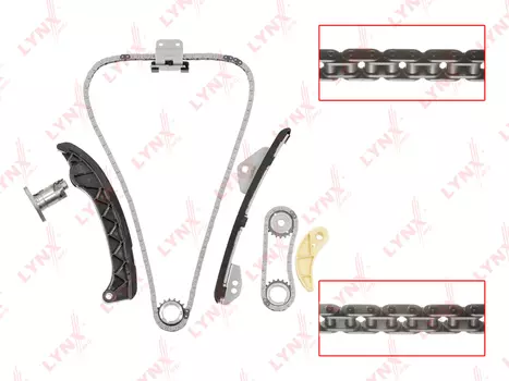 КОМПЛЕКТ ЦЕПИ ГРМ, TOYOTA AURIS(E15) 1.6-1.8 07-, COROLLA(E15) 1.6-1.8 07-, MATRIX 1.8 08-14, PRIUS