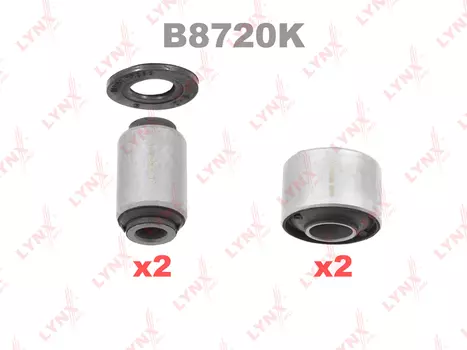 КОМПЛЕКТ САЙЛЕНТБЛОКОВ / РЫЧАГОВ / ПЕРЕД. ПОДВ., NISSAN ALMERA(N16) 1.5-2.2D 00-07 / SUNNY(B15) 00-07 / AD VAN / WINGROAD Y11 99-04 / BLUEBIRD SYLPHY(G10) 00-05