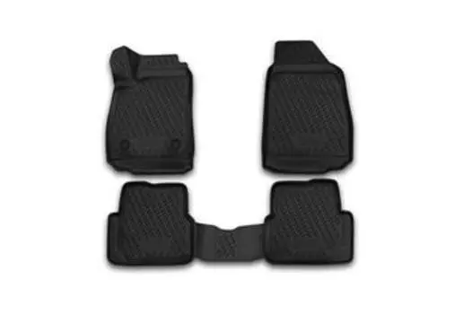 Коврики 3D в салон CHEVROLET Cobalt, 2013->, 4 шт. (полиуретан)