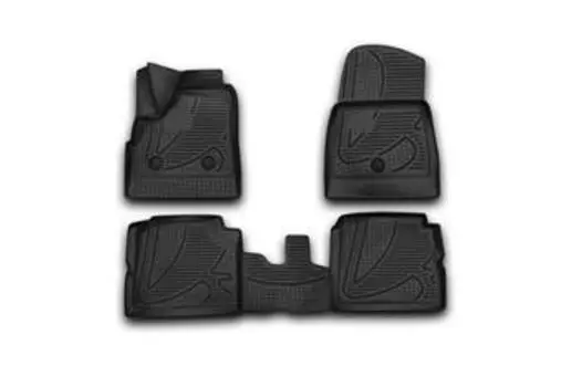 Коврики 3D в салон LADA 4х4 5D, 2009->, 4 шт. (полиуретан)