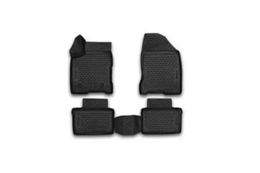 Коврики 3D в салон LADA Vesta, 2015->, 4 шт. (полиуретан)