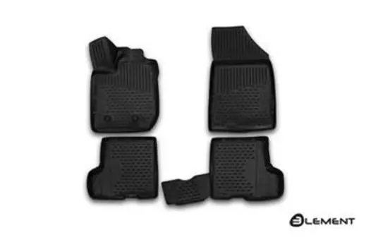 Коврики 3D в салон LADA Xray, 2015->, (комплект без ящика), 4 шт. (полиуретан)