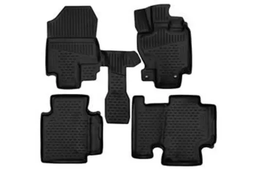 Коврики 3D в салон подходят для HONDA Freed, 2008-2016 правый руль минивэн, 4шт. (полиуретан)