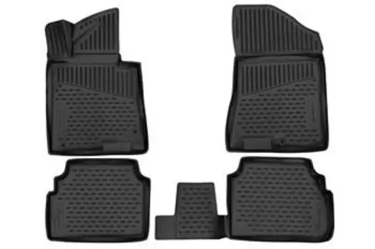 Коврики 3D в салон подходят для HYUNDAI Sonata, 2019-> седан, 4шт. (полиуретан)