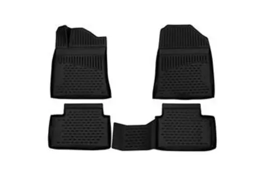 Коврики 3D в салон подходят для KIA Ceed, 2018->, хэтчбек, 4 шт. (полиуретан)