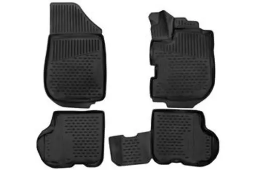 Коврики 3D в салон подходят для RENAULT Logan / Logan MCV, 2018 ->, 4 шт. (полиуретан)