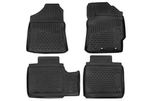 Коврики 3D в салон TOYOTA Corolla Fielder , 2012->, правый руль 4 шт. (полиуретан)