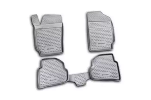 Коврики в салон подходят для VW Polo 2010-2020, 4 шт. седан (полиуретан)