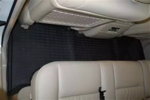 Коврики в салон TOYOTA Land Cruiser 100 1998-2007, 3 шт. (полиуретан, серые)