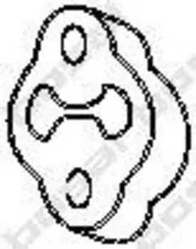 КРЕПЛЕНИЕ ГЛУШИТЕЛЯ РЕЗИН.