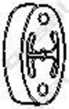 КРЕПЛЕНИЕ ГЛУШИТЕЛЯ РЕЗИН.